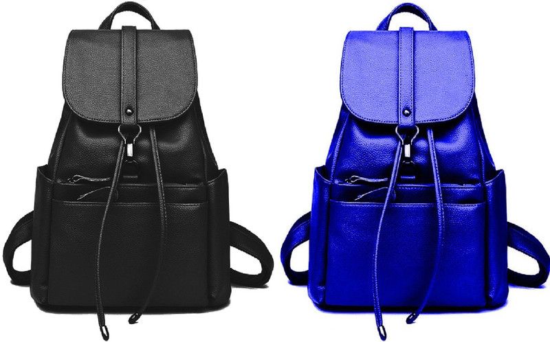 Party Wear Backpack Latest New Trendy Women And Girls 7 L No Backpack  (Brown, Blue)