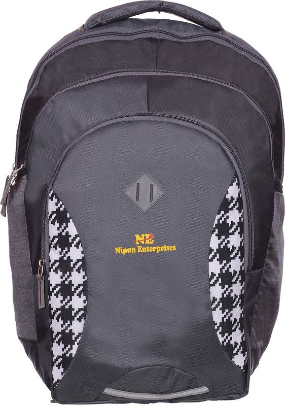 Large 45 L Laptop Backpack Casual Waterproof Laptop Backpack School Collage Bags with Rain Cover  (Grey)