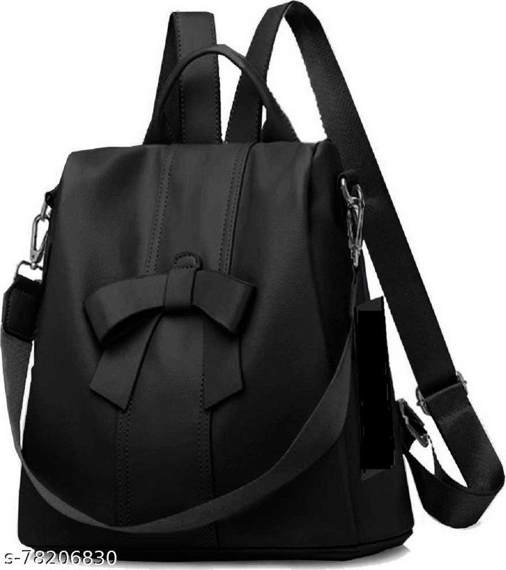 Small 8 L Backpack Trendy Backpack Women & Girls Pu Leather Backpack School Bag Student Backpack  (Blue)