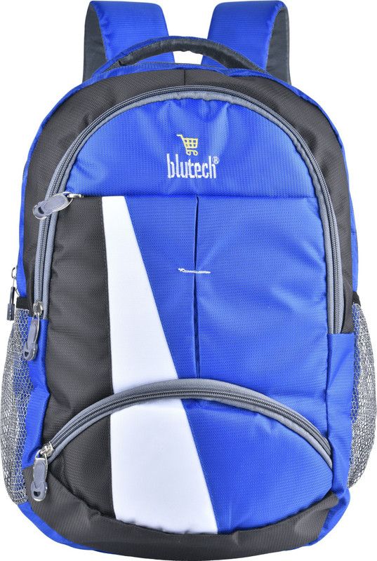 Large 36 L Laptop Backpack 2019 Strong Backpack Waterproof school and collage Bag  (Blue, Black, White)