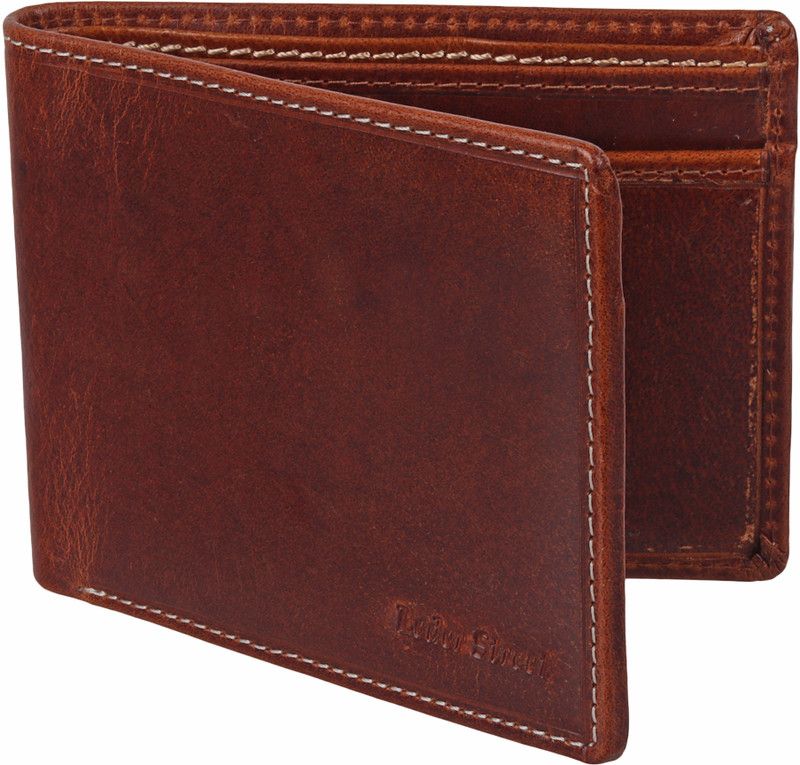 Men Formal, Trendy Tan Genuine Leather RFID Wallet  (8 Card Slots)