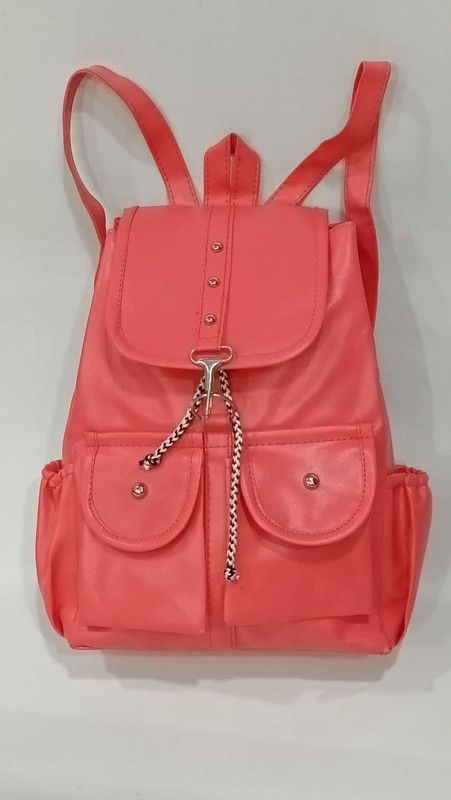 Small 7 L Backpack 2 PKT PINK SCHOOL BAG, TUTION BAG, COLLAGE BAG FOR GIRLS  (Pink)