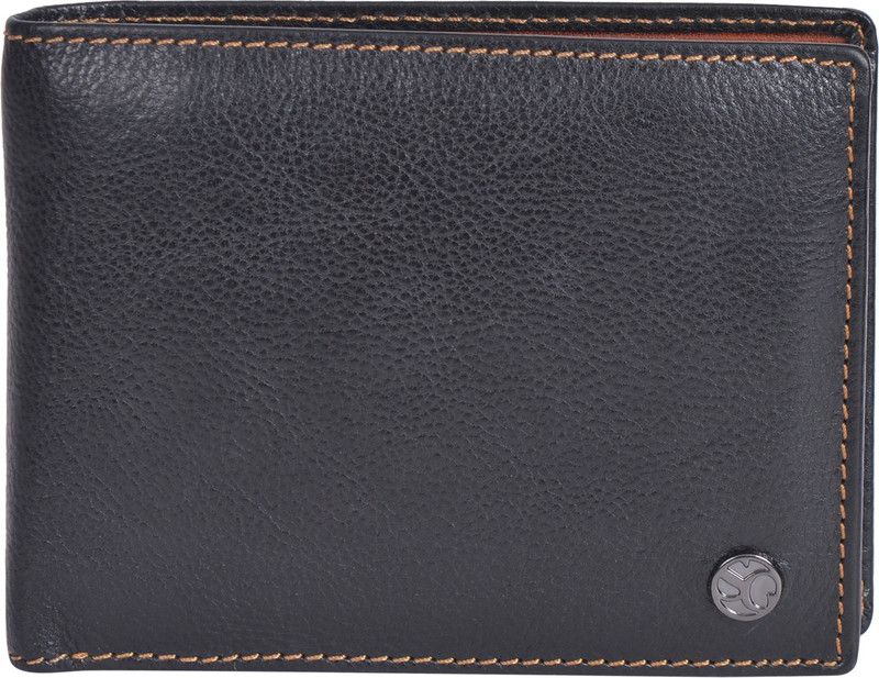 Men Casual Black, Brown Genuine Leather Wallet - Regular Size  (6 Card Slots)