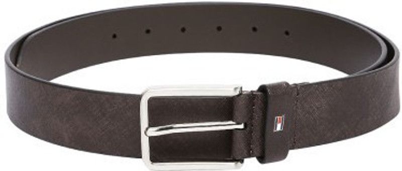 Men Grey Genuine Leather Belt