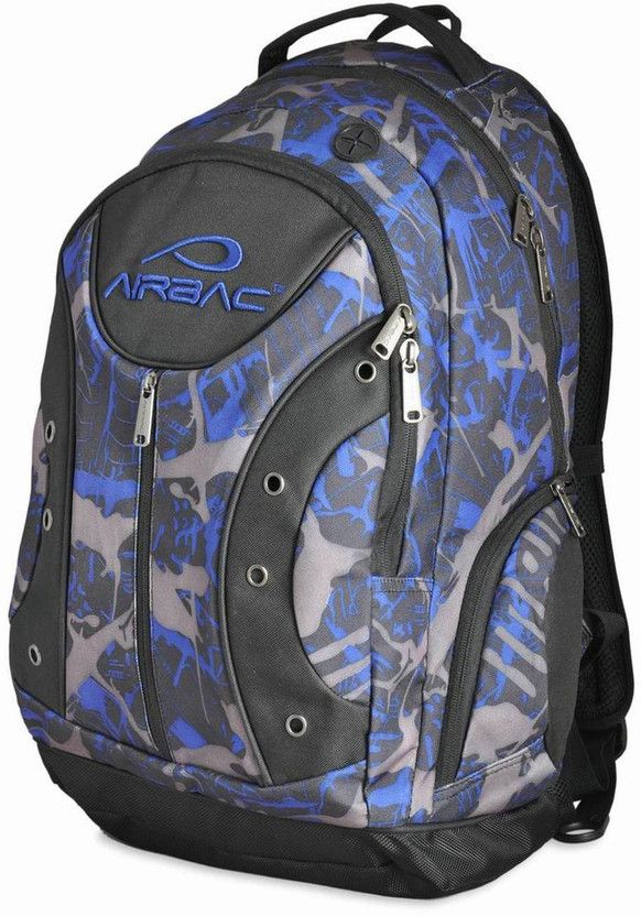 28.33 L Laptop Backpack Ring 17 Laptop Backpack Blue  (Blue, Black, Grey)