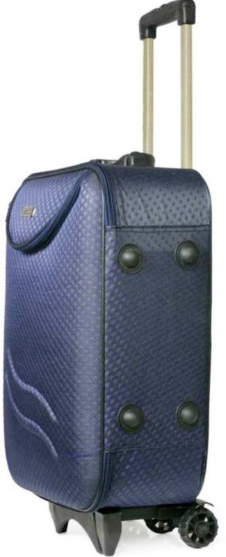 Small Check-in Suitcase (24 inch) - Check-in-Luggage/Suitcase/Travel Bag- 24 inch Expandable Check-in Luggage - 61 cm (Blue) - Blue
