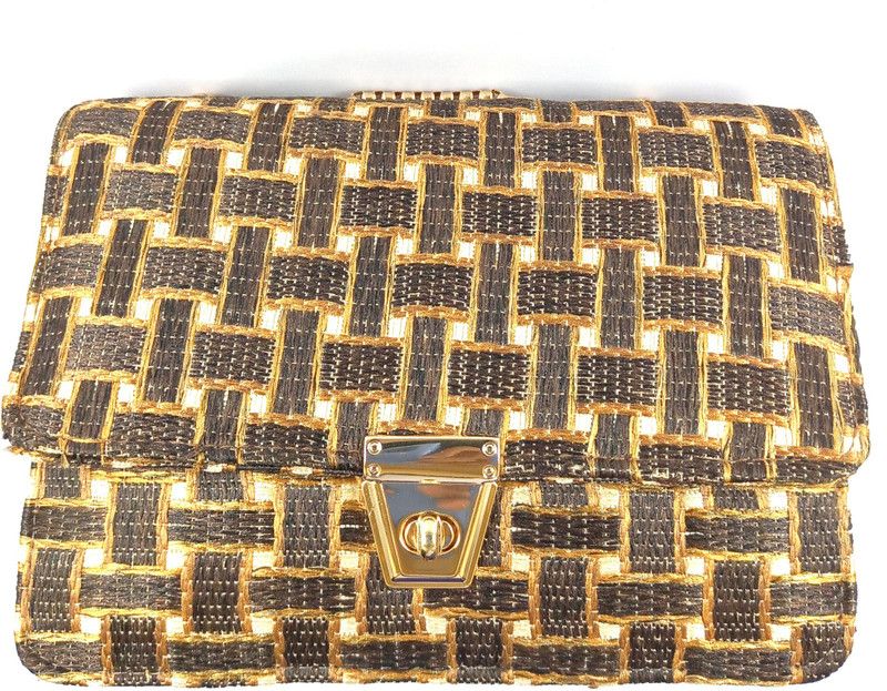 Gold Women Hand-held Bag