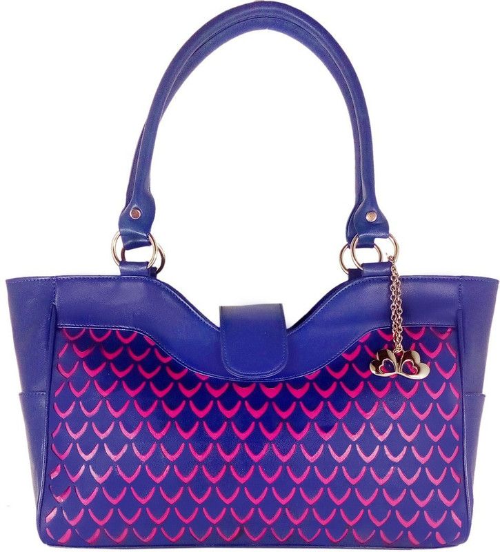 Women Blue, Pink Hand-held Bag - Mini