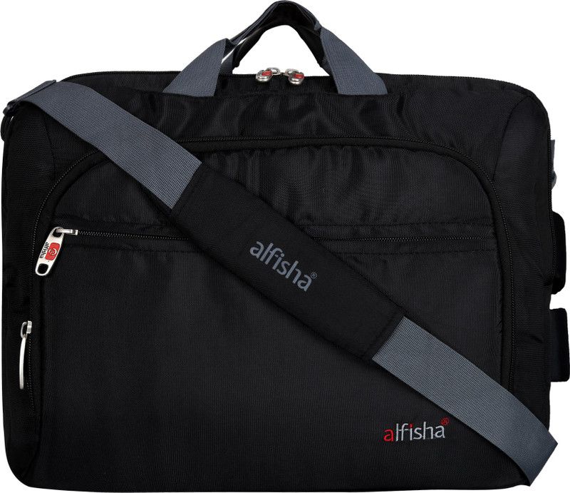 Large 35 L Laptop Backpack Handbag Business Briefcase Rucksack Convertible Backpack Laptop Bag 17.3 inch Notebook Bag Shoulder Messenger Laptop Case-03 Black  (Black)