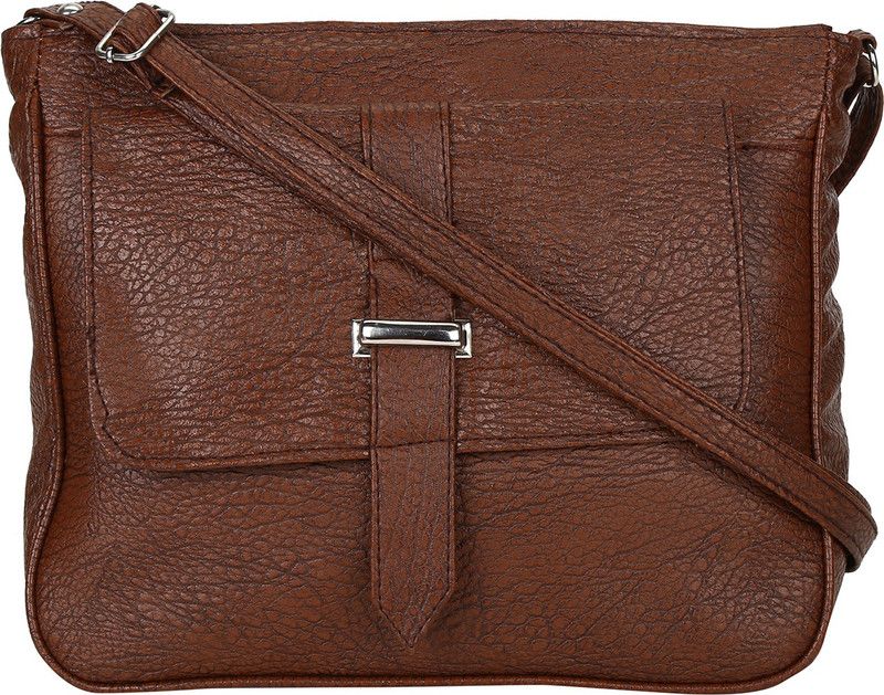 Tan Girls Sling Bag - Medium