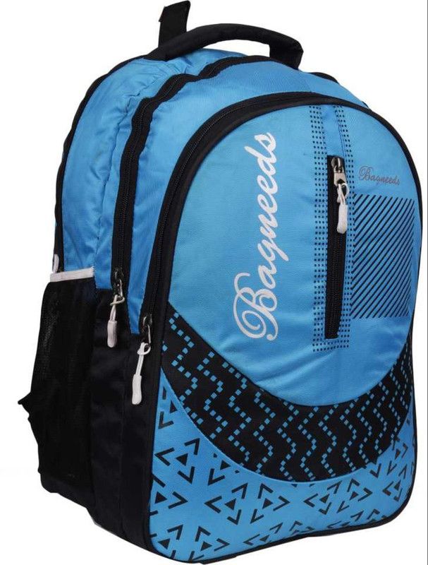 Bag Needs FEG-MER-1083-Light Blue-Black Backpack  (Light Blue, Black, 25 L)