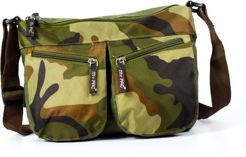Green Men & Women Sling Bag - Mini