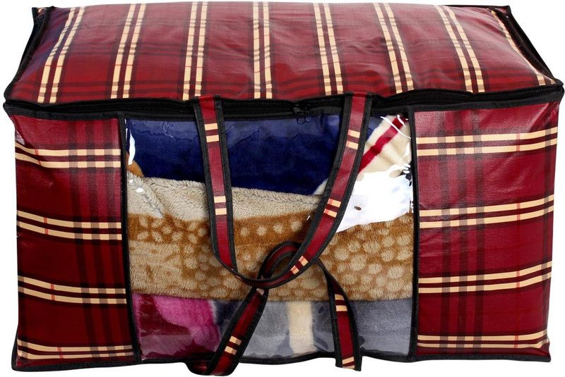 The Furnishing Tree Abstract Pattern Blanket/Quilt Bag TFTBK60_L  (Multicolor)