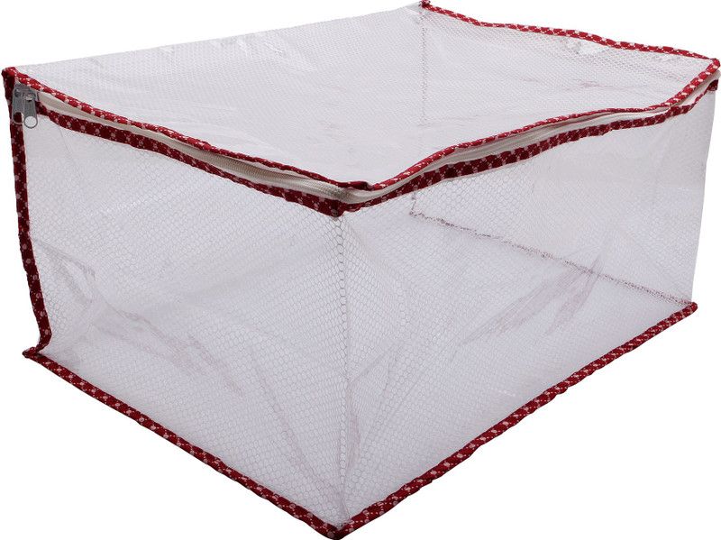 Angel Quilts Saree Cover Angqui-06  (White)
