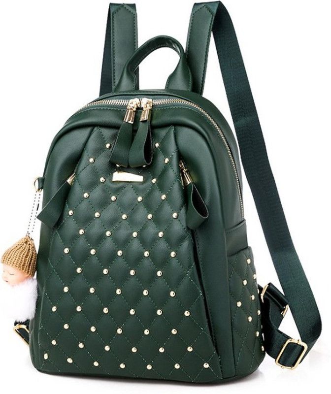 Women Backpack suitable for collage and office 7 L Backpack 7 L Backpack  (Green)