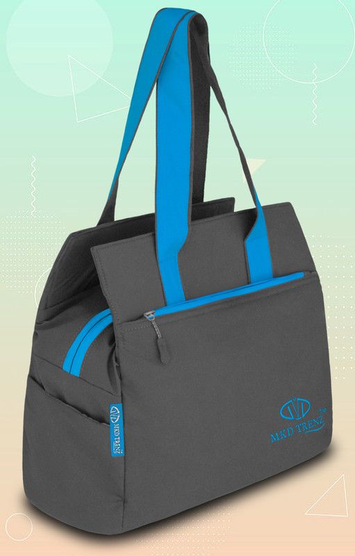 Women Grey, Blue Shoulder Bag