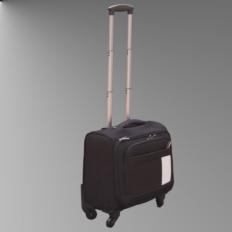 Small Cabin & Check-in Set (10 inch) - black and white classic overnighter cum cabin trendy luggage - Black, White