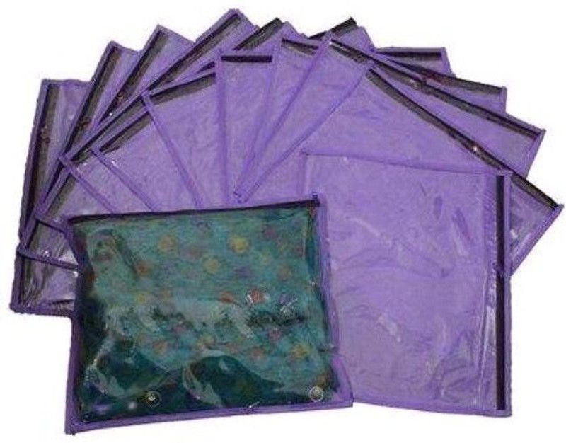 Fashion Bizz Non Woven Purple Saree Cover- 12 Pcs Combo PUR-12  (Purple)