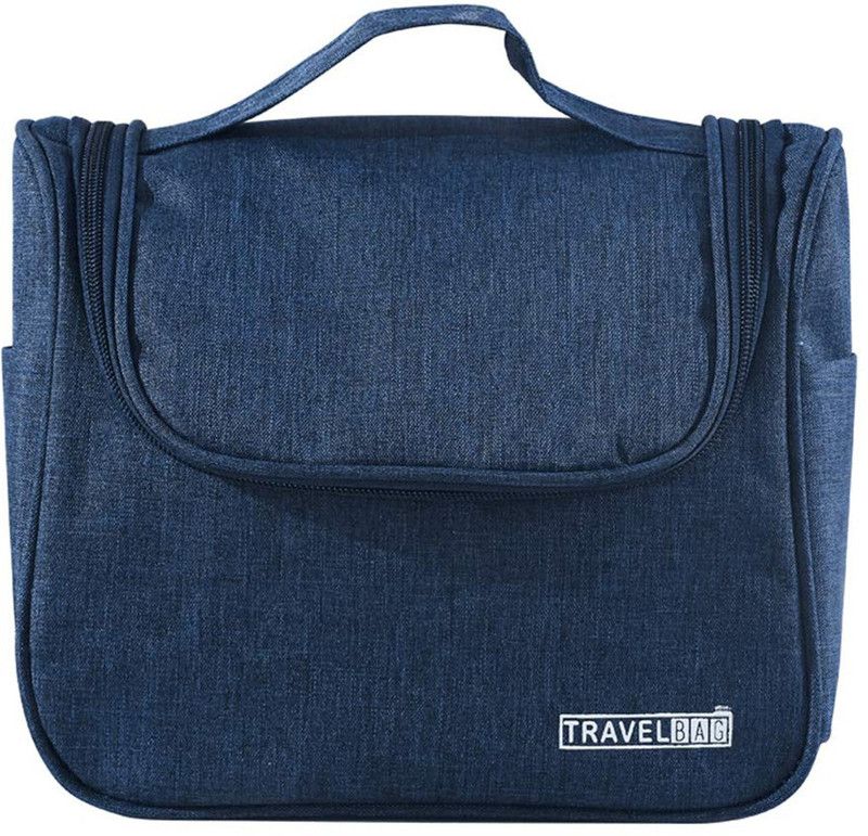 SHIVEXIM Bathroom Storage Toiletry Bag Travel Toiletry Kit  (Blue)