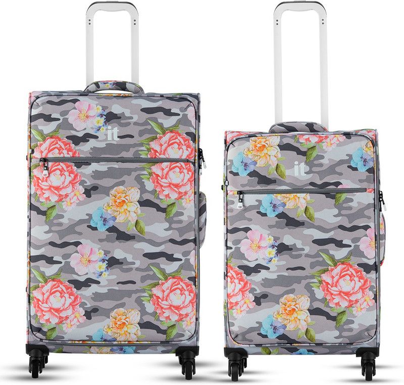 Soft Body Set of 2 Luggage - Emulate - White