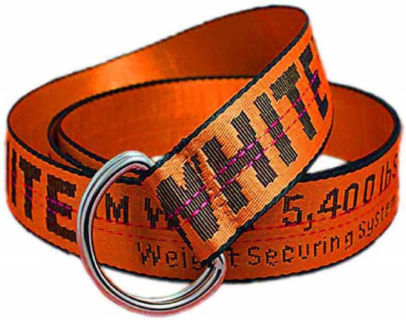 Men & Women Casual, Party, Formal, Evening Orange Canvas Belt