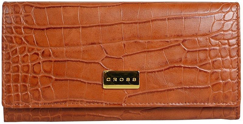 Women Brown Artificial Leather Wallet - Mini  (6 Card Slots)