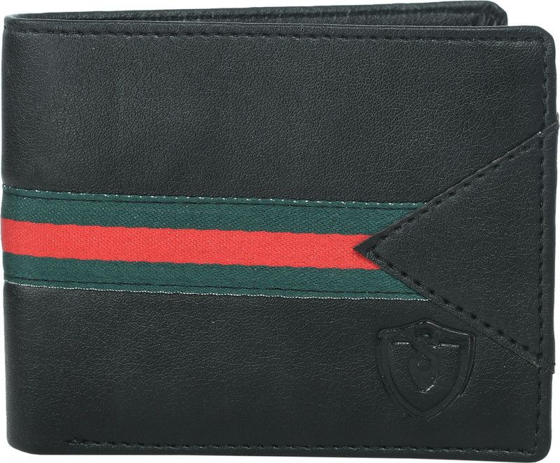 Men Casual, Formal, Evening/Party Black Genuine Leather RFID Wallet - Mini  (5 Card Slots)