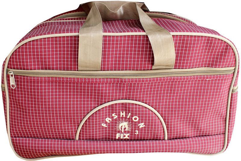 Traveling Polyester Bag Small Travel Bag - Height:34 Centimeters:Length:51 Centimeters:Width:28 Centimeters,  (Red)