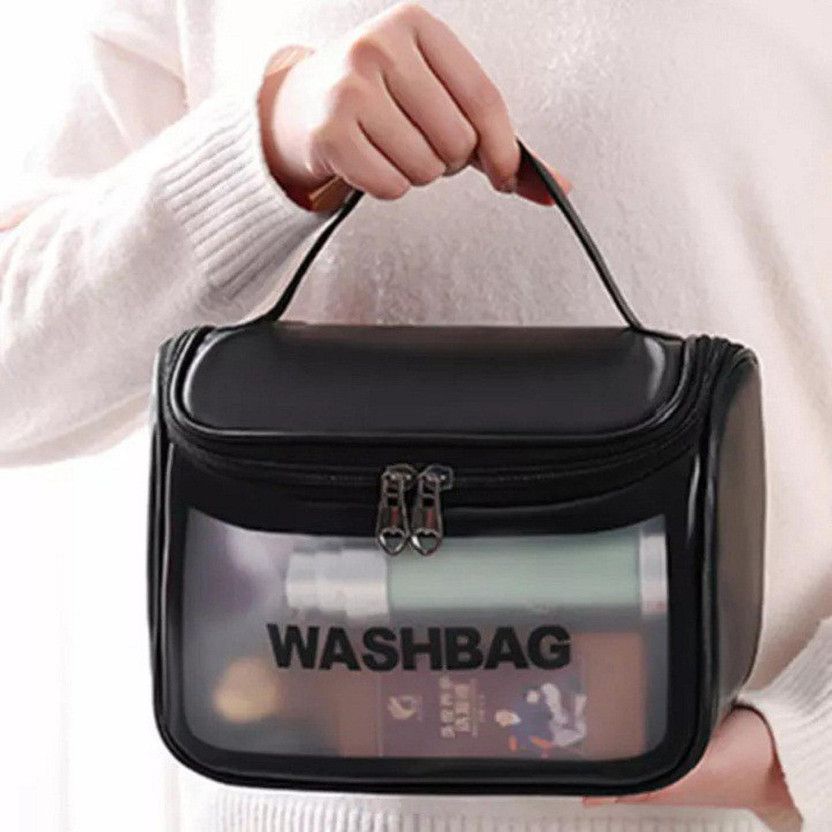 Women Black Cosmetic Bag