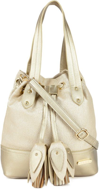 Women Gold Shoulder Bag - Extra Spacious