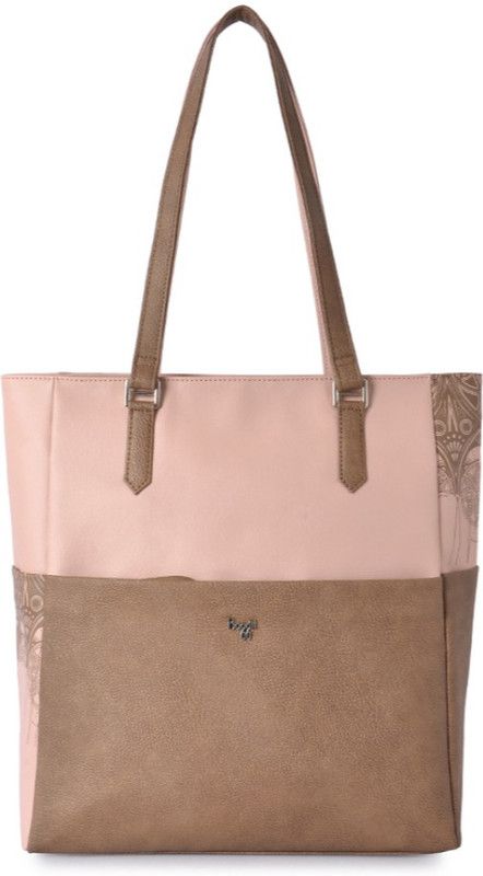 Women Brown, Beige Shoulder Bag - Extra Spacious