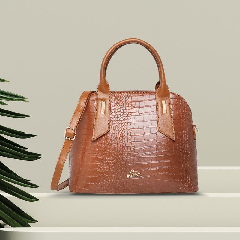 Women Tan Satchel