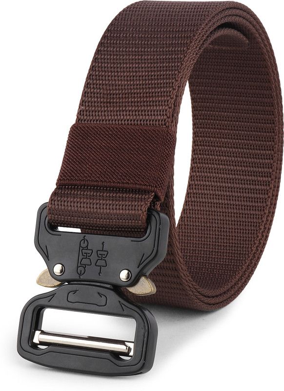 Men Evening, Party, Casual Brown Nylon Belt