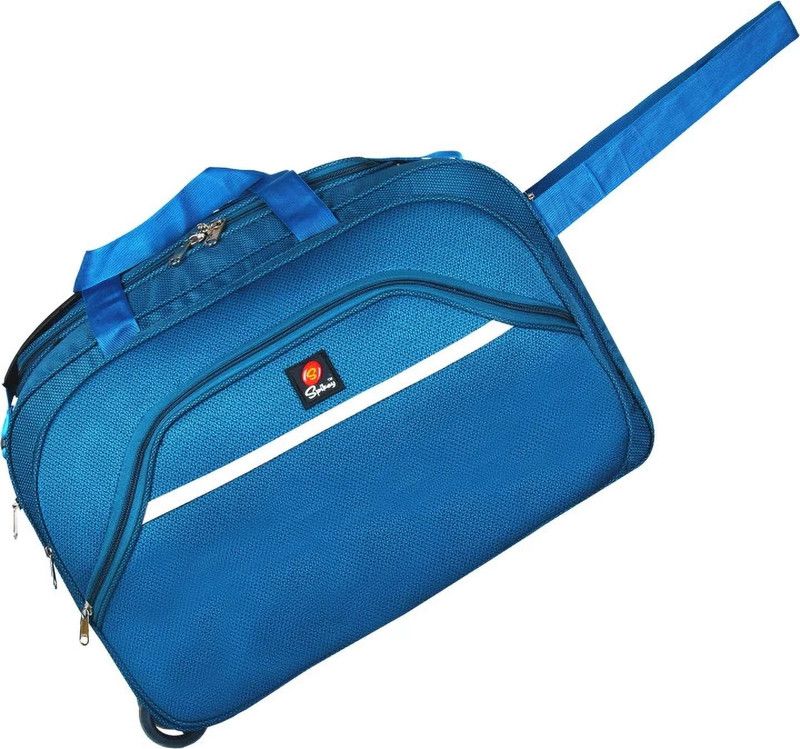 70 L Strolley Duffel Bag - DUFFLE - Purple - Large Capacity