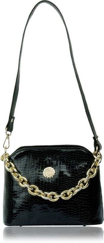 Black Sling Bag Glamour Sling Bags for Girls| Sling Bag|Cross body Bag|Crocodile Leather Sling