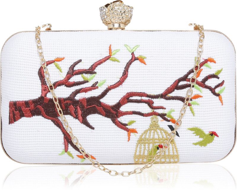 Party White Clutch - Mini