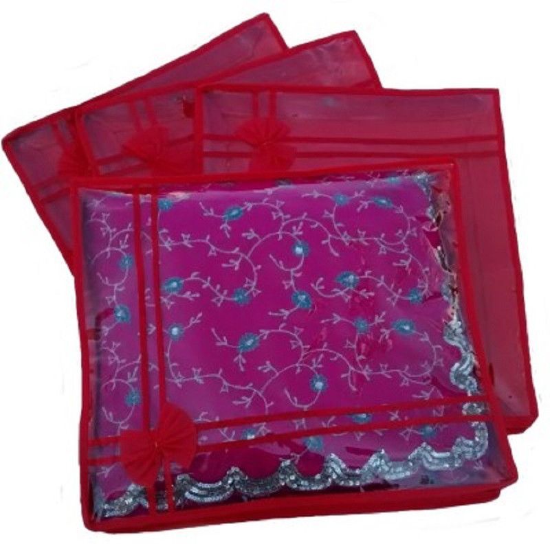 MOTHERLAND Spacious Multipurpose Cover (Set of 4) Exclusive Designer MLS  (Red, Pink, Maroon)