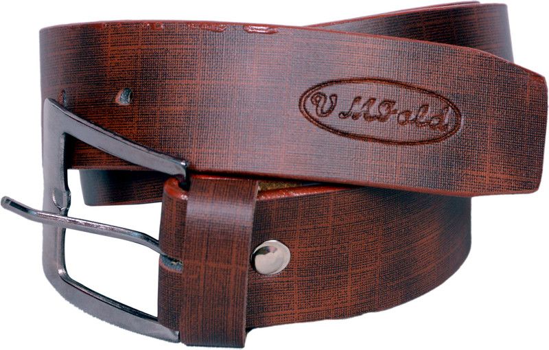 Boys Casual Brown Texas Leatherite Belt