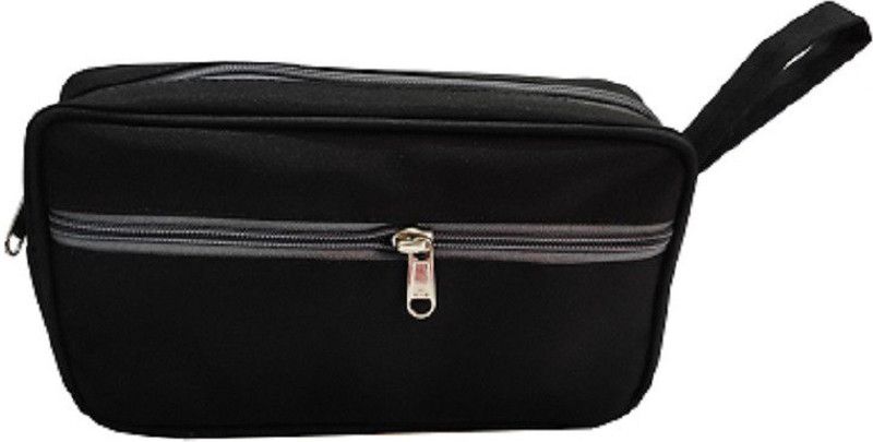 DIMONSIV Toiletry Bag (Black) Travel Toiletry Kit  (Black)