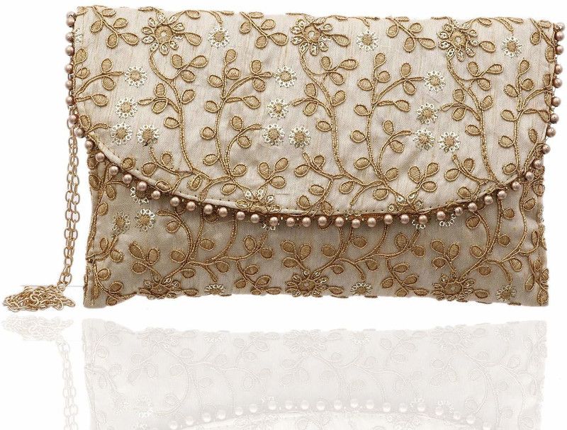 Party, Formal, Casual Cream Clutch