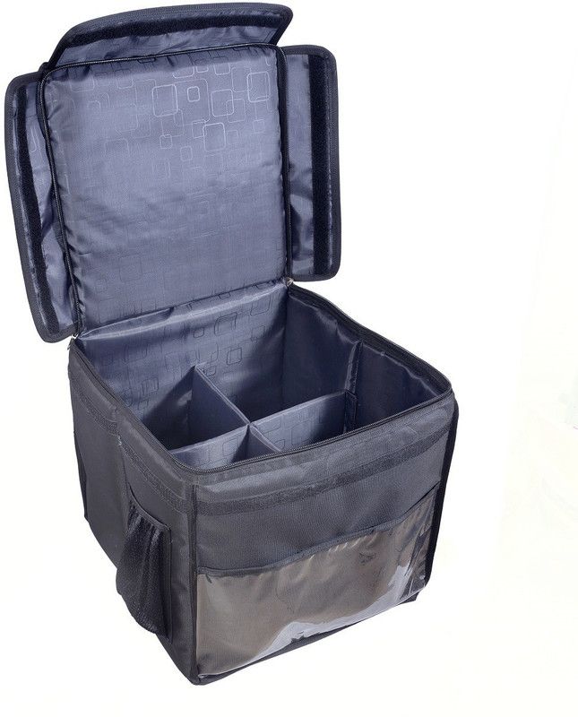 53.8 L Backpack 53L four boxes Pizza/Food/Thali/Lunch Boxes/Grocery easy carriage Delivery Bag  (Black)