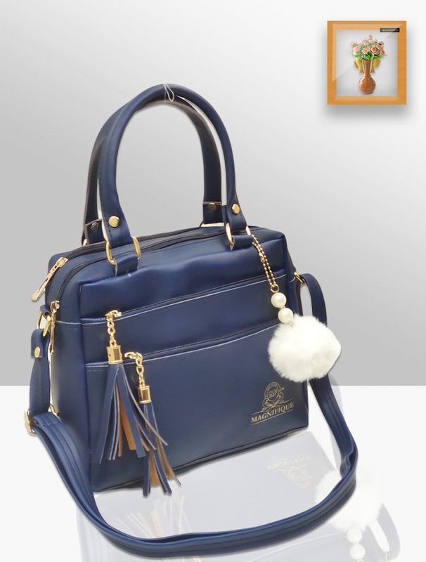 Blue Women Hand-held Bag - Medium