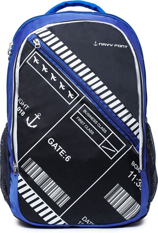 Large 32 L Backpack Passport - Blue Colour 46 Cm/31 Litres Polyester Casual Backpack [NFVAPPBPBL]  (Blue)