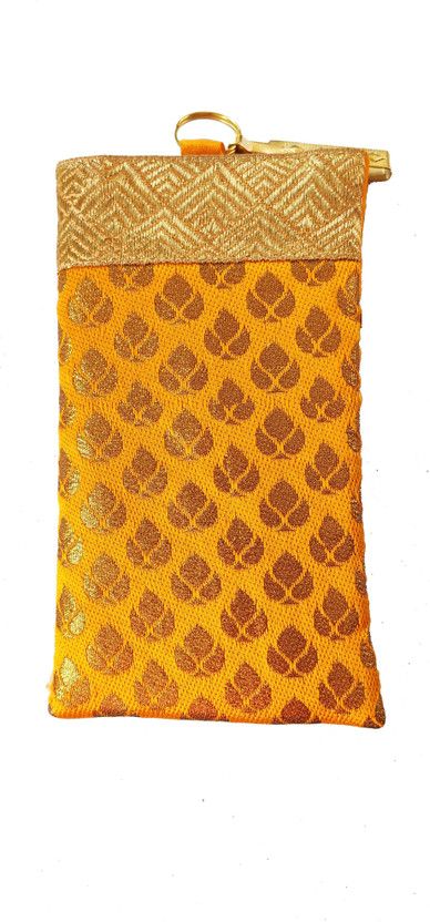 Women Yellow Mobile Pouch