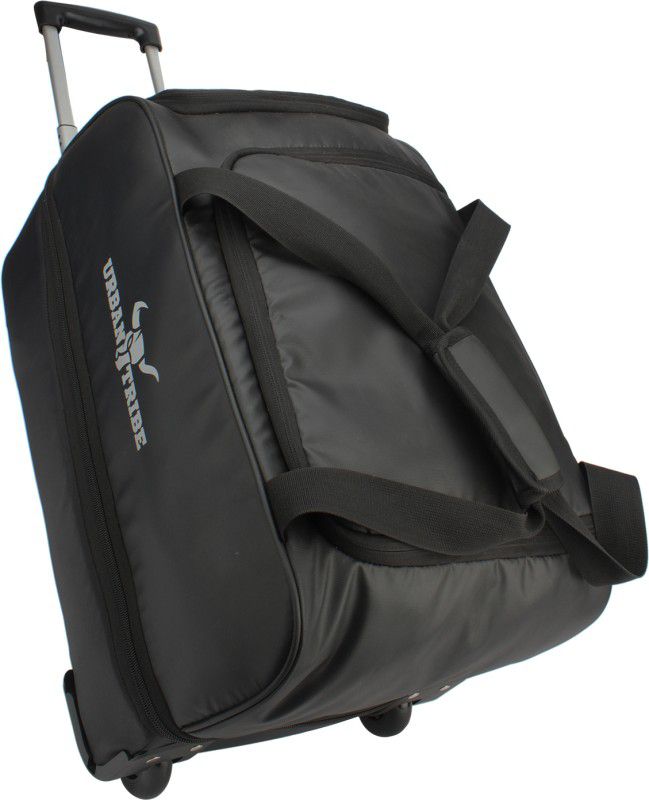 50 L Strolley Duffel Bag - Viking Pro Duffle Trolley - Black - Regular Capacity