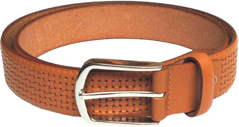 Men Formal Brown Genuine Leather Belt
