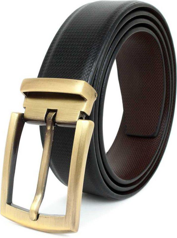 Men & Women Casual, Party, Formal, Evening Black Artificial Leather Belt