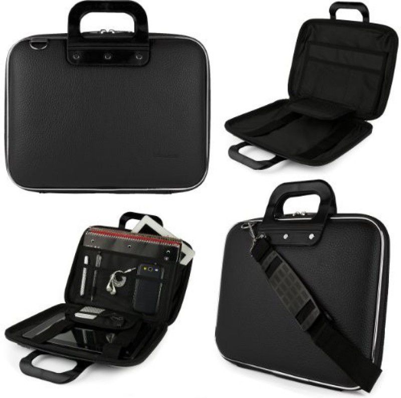 15.6 inch Laptop Messenger Bag  (Black)
