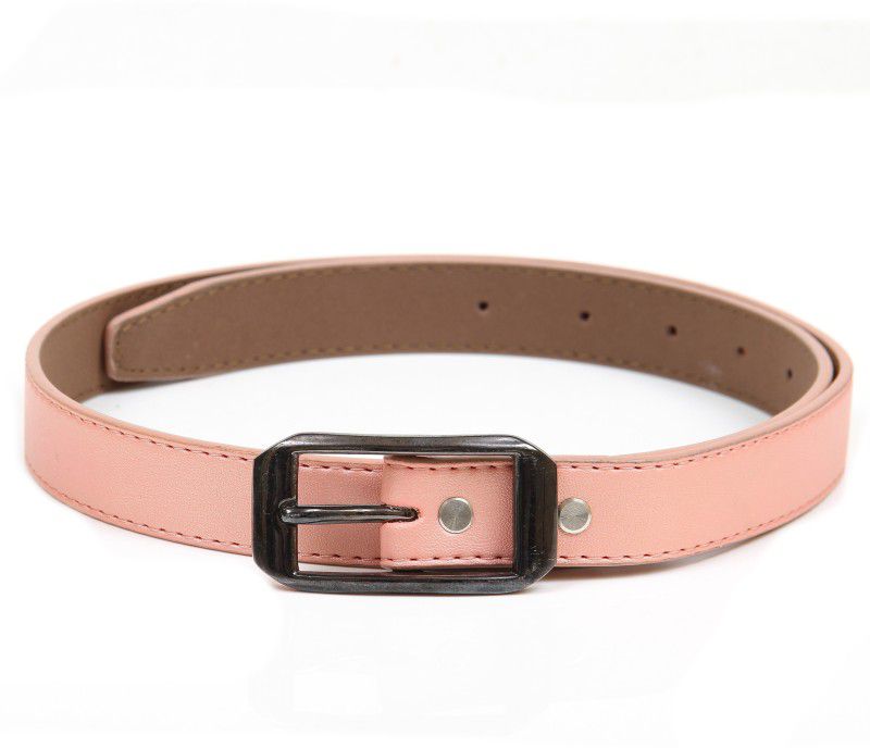 Women Casual Pink Texas Leatherite Belt