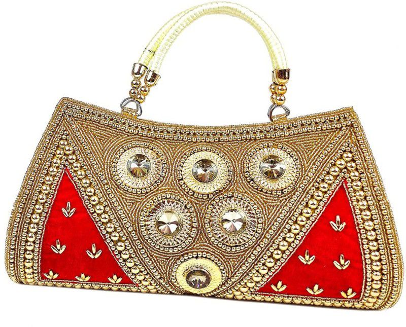 Party Red, Gold Clutch